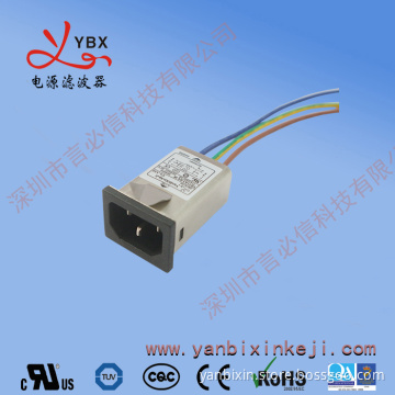high attenuation low pass IEC 320 AC socket EMI filter